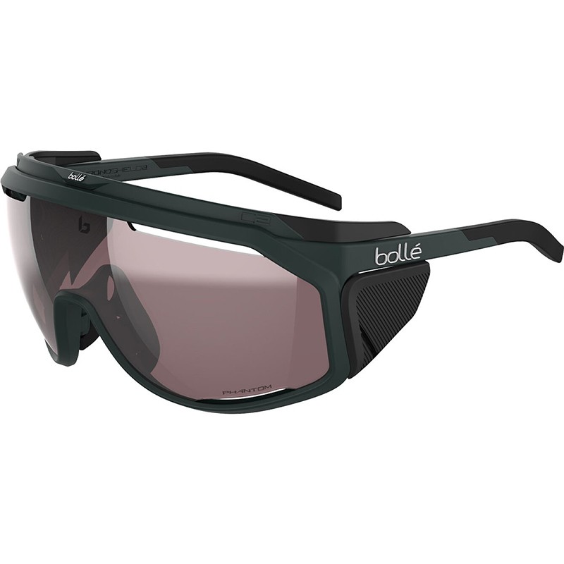 GAFAS BOLLE CHRONOSHIELD MT VERDE OSCURO MATE LENTE PHANTOM NEGRO