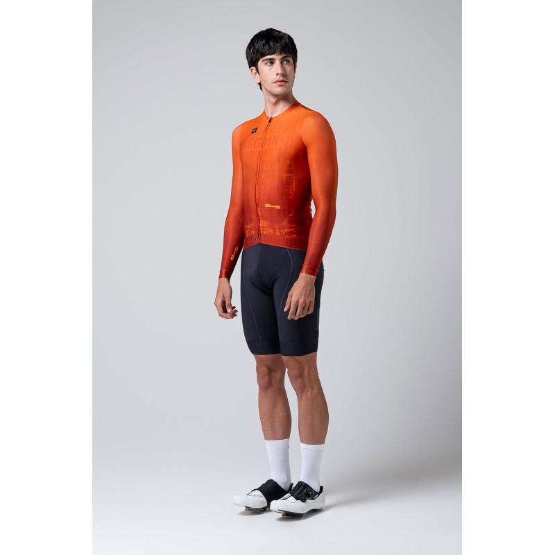 MAILLOT MANGA LARGA GOBIK CX PRO 3.0 UNISEX BURNT ORANGE