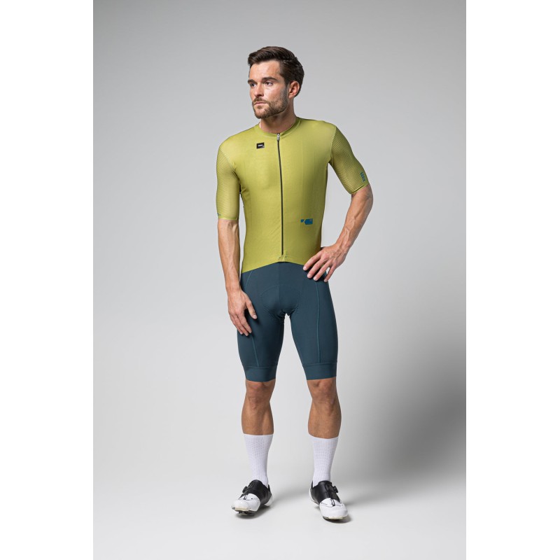 MAILLOT MANGA CORTA GOBIK MAGNITUDE HOMBRE SPLIT GREEN