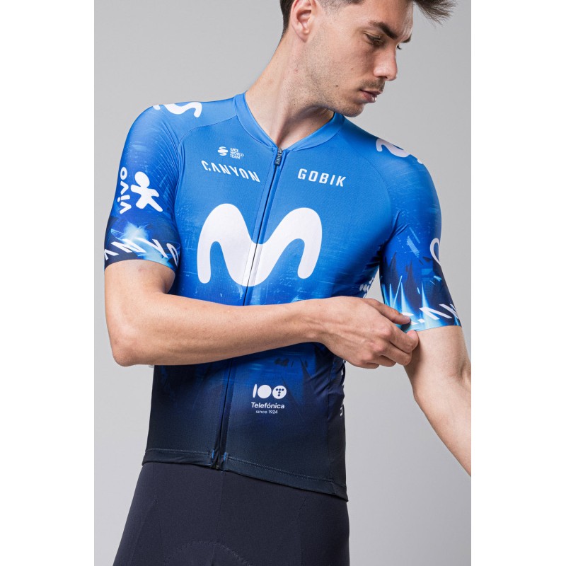 MAILLOT MANGA CORTA GOBIK ODYSSEY UNISEX MOVISTAR TEAM 24