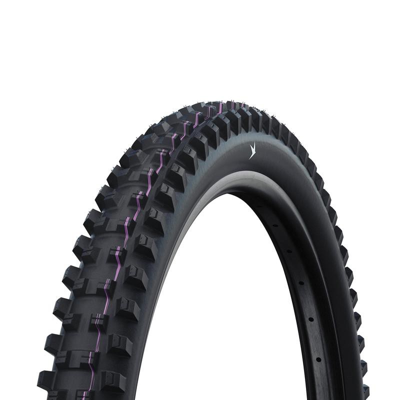 CUBIERTA SCHWALBE SHREDDA GRAVITY PRO DELAN. 29x2.50 HS638 EVO RADIAL ULTRA SOFT TLR PLEGABLE NEGRO 64-622