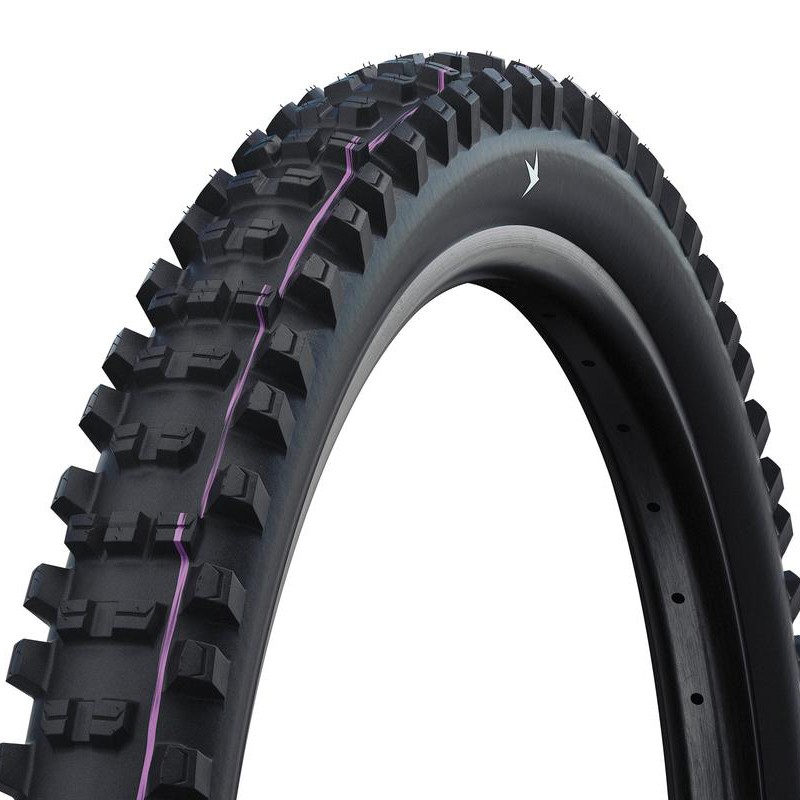 CUBIERTA SCHWALBE SHREDDA GRAVITY PRO TRASERA 29x2.50 HS638 EVO RADIAL ULTRA SOFT TLR PLEGABLE NEGRO 64-622