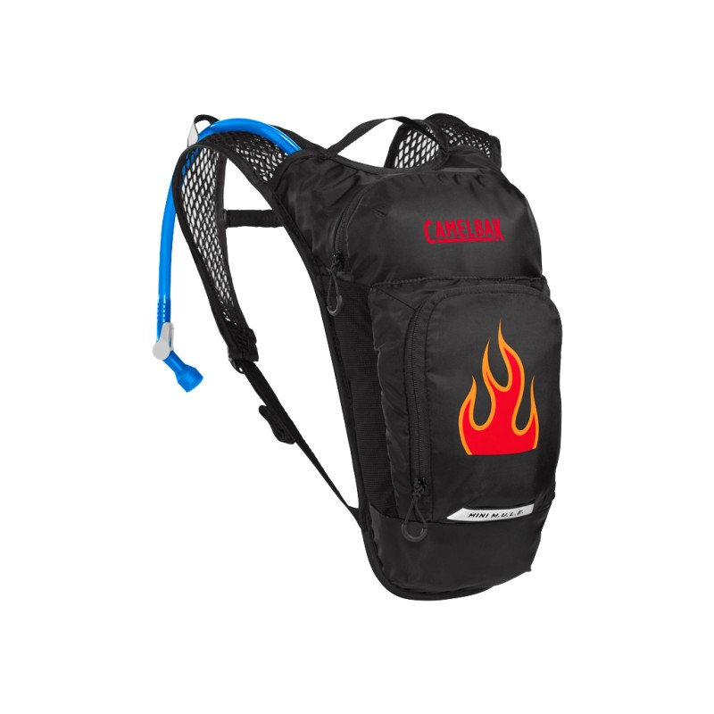 MOCHILA DE HIDRATACIÓN CAMELBAK MINI MULE BLACK/FLAMES 1.5L