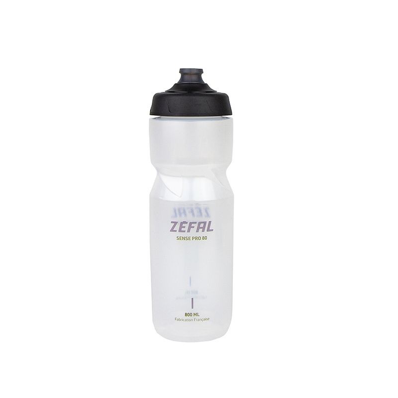 BIDON ZEFAL SENSE PRO 80 NEGRO TRANSPARENTE/GRIS/VERDE 800 ml