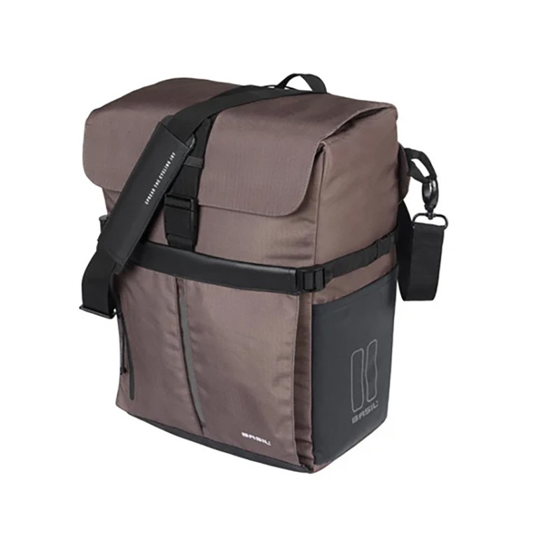 BOLSA BASIL MOVE COMMUTER GANCHOS MIK 15L POLI.MAR