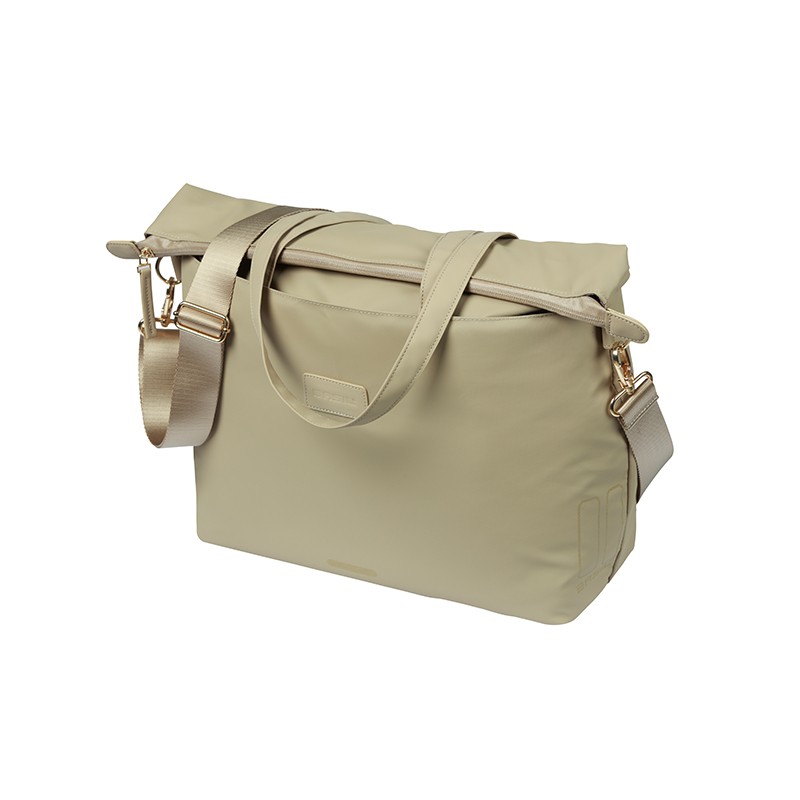 BOLSA BASIL MANHATTAN COM.HOOK-ON 12L IMPERM.BEIGE