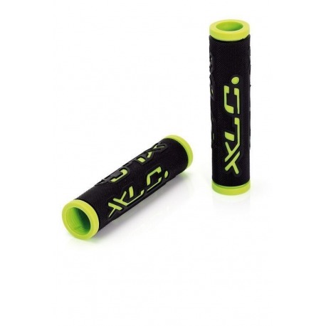 XLC Bar Grips 'Dual Colour' ne./verde 125 mm