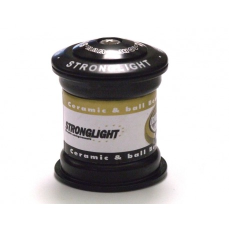 Dirección Stronglight O´Light acero 1 1/8-1 1/18   negro