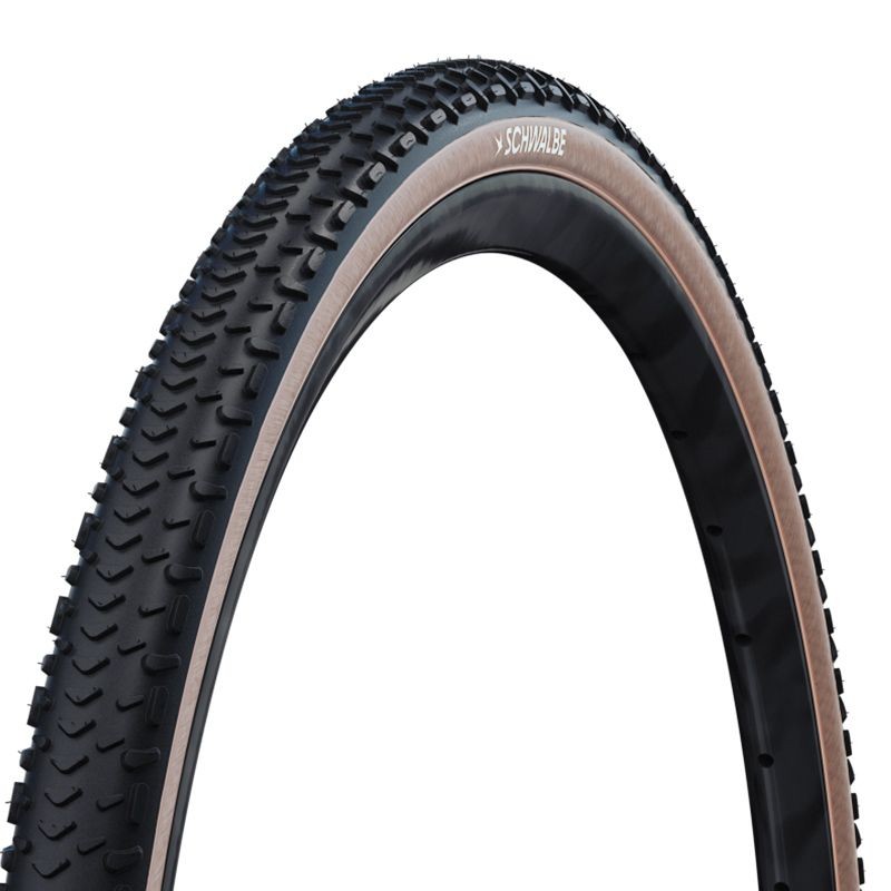 CUBIERTA SCHWALBE G-ONE RX PRO 700x45C HS637 EVO S RACE V-GUARD ADDIX RACE TLR PLEGABLE NEG/MARÓN 45-622