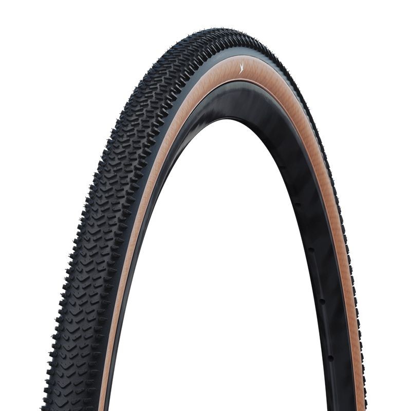 CUBIERTA SCHWALBE G-ONE RS PRO 700x45C HS621 EVO S.RACE V-GUARD ADDIX RACE TLR PLEGABLE NEGRO/MARRÓN 45-622