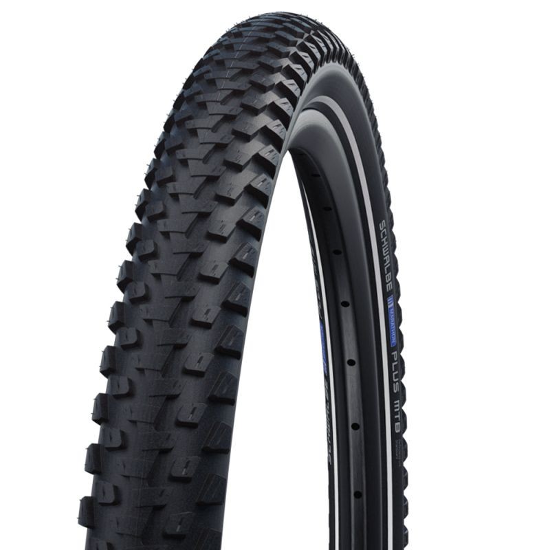 CUBIERTA SCHWALBE MARATHON PLUS MTB 29x2.60 HS468 PERF SMART DUALGUARD ADDIX RIGIDA NEGRO REF.65-584