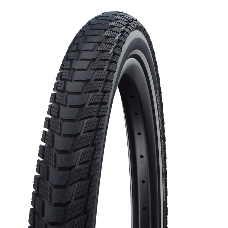 CUBIERTA SCHWALBE PICK-UP 18x2.15 PERF SUPER DEFENSE TWINSKIN ADDIX E RIGIDA NEGRO REFL.55-355