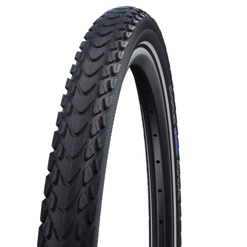 CUBIERTA SCHWALBE MARATHON MONDIAL PRO 28x2.00 HS630 EVO V-GUARD ADDIX PLEGABLE NEGRO REFLEC. 50-622