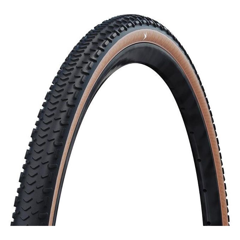 CUBIERTA SCHWALBE G-ONE RX 28x2.00 HS637 EVO ADDIX RACE TUBELESS READY PLEGABLE NEGRO/MARRON 45-622